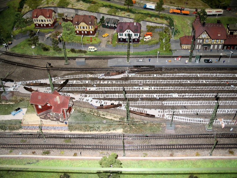 Die Südweichen sind abgebaut.