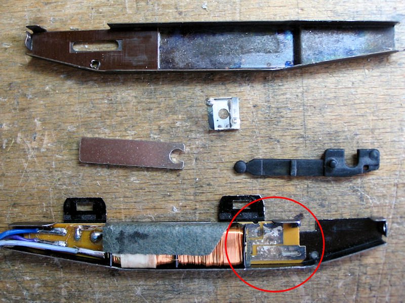 Aufarbeitung der korrodierten Arnoldweichenantriebe.