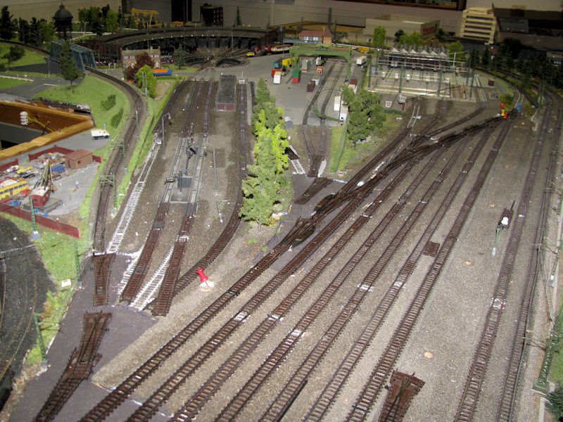 Neue Gleisverlegung Richtung BW.