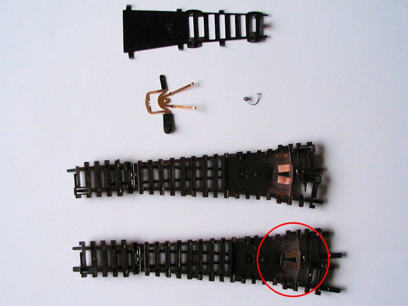 Aufarbeitung der Kontakte der Arnoldweiche