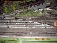 Die Nordweichen sind abgebaut.