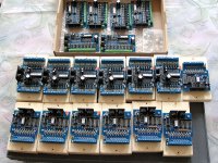 Decoder und Encoder aus Bausätzen.