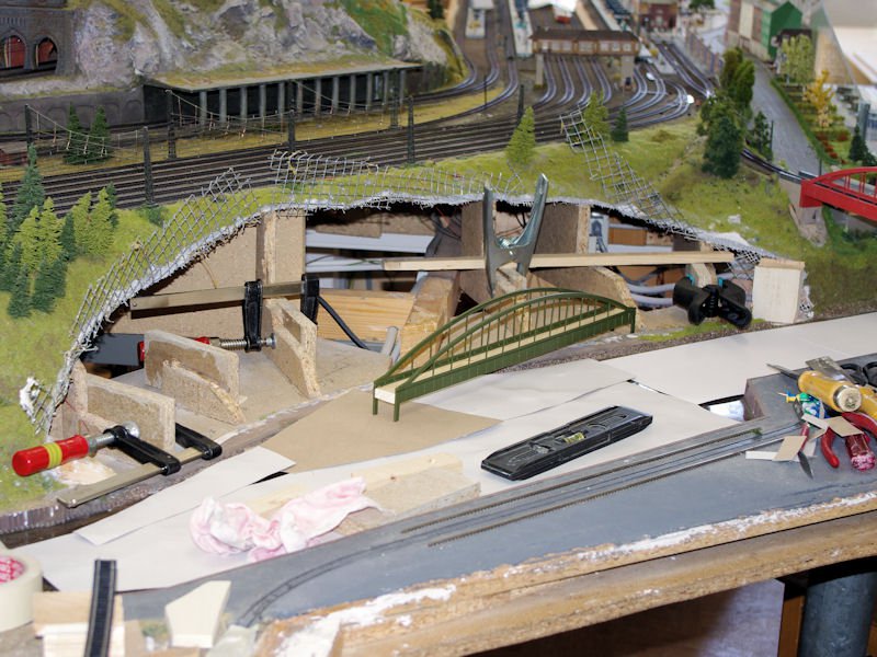 Setzen der Trassenstützen