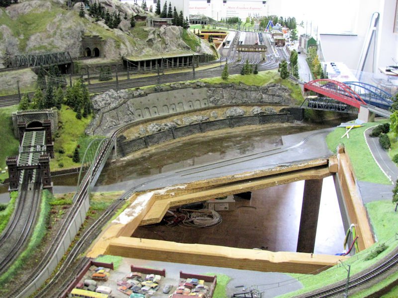 Gesamtansicht Stützmauernbereich