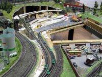 Großbaustelle Gleisverlegung